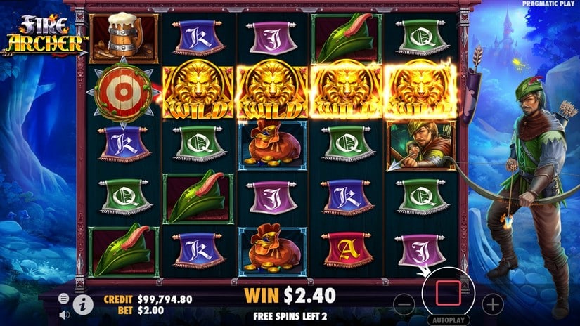 Fire Archer slot screen 5