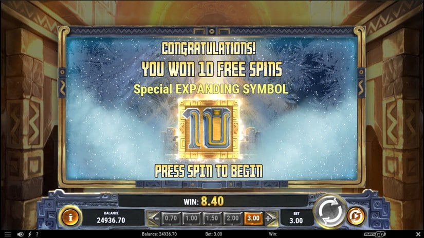 Rich Wilde and the Wandering City slot screen 4