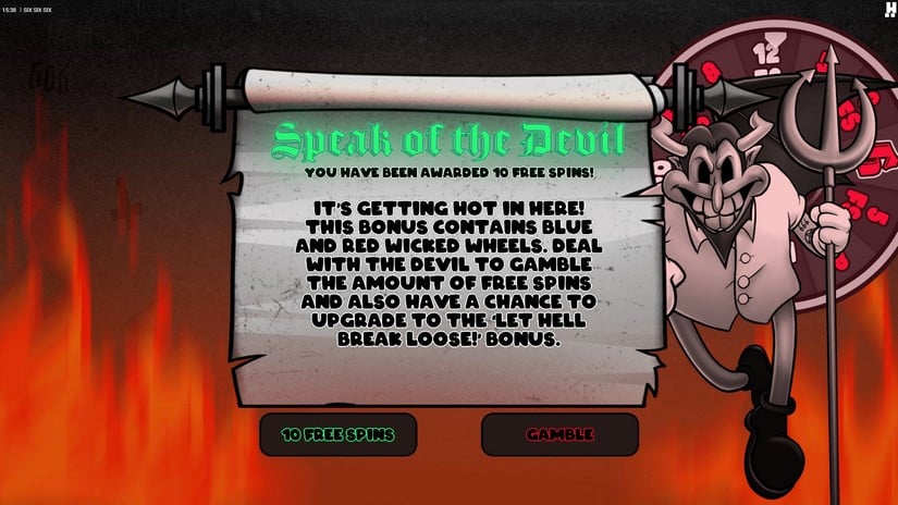 Six Six Six slot screen 3