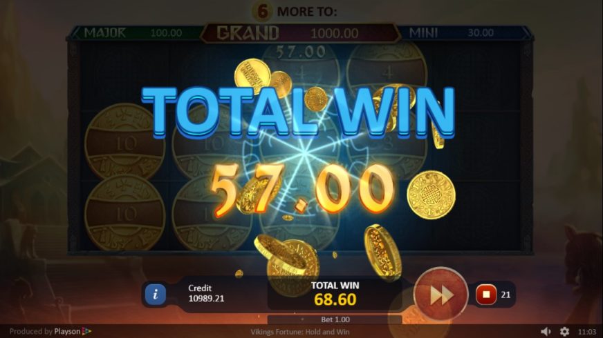 Vikings Fortune: Hold and Win slot screen 9