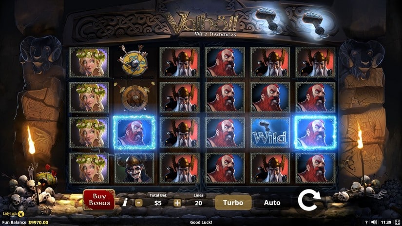 Valholl: Wild Hammers slot screen 2
