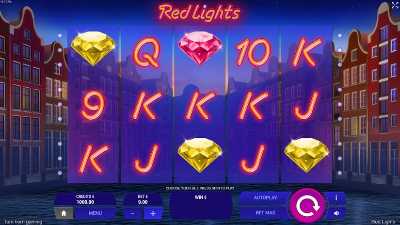Red Lights slot screen 1
