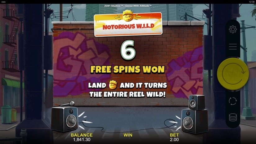 Geese With Attitude slot screen 5