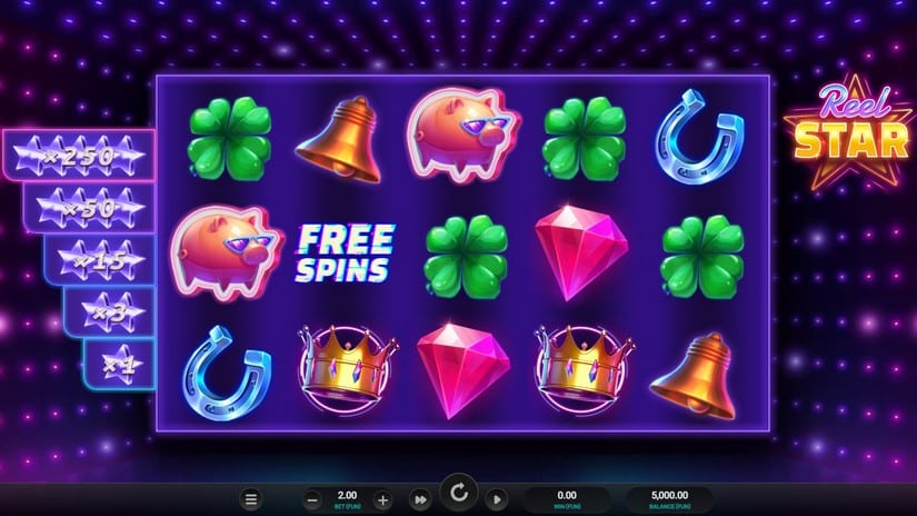 Reel Star slot screen 1