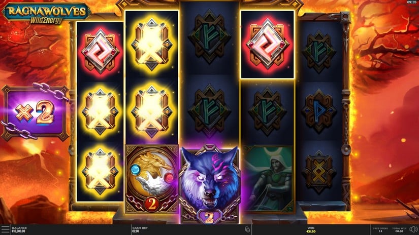 RagnaWolves WildEnergy slot screen 5