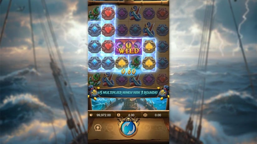 Kraken Gold Rush slot screen 3