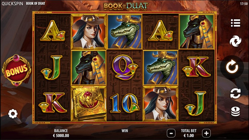 Book of Duat slot screen 1