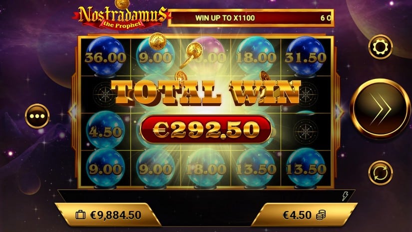 Nostradamus: The Prophet slot screen 6