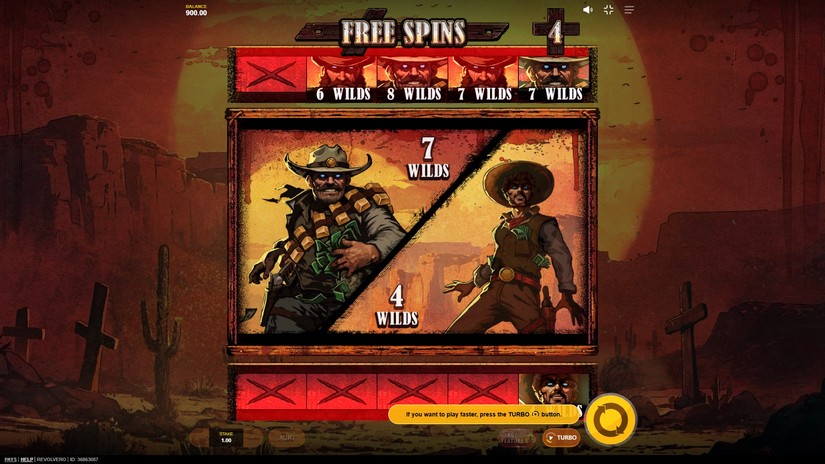Revolvero slot screen 4