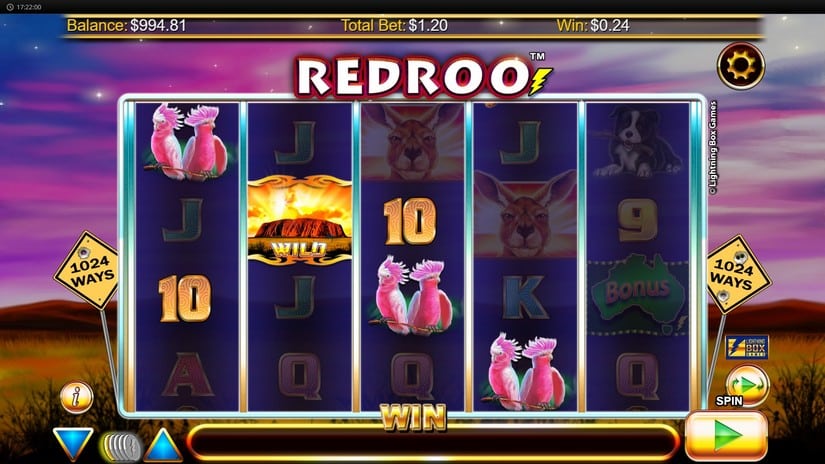 RedRoo slot screen 3