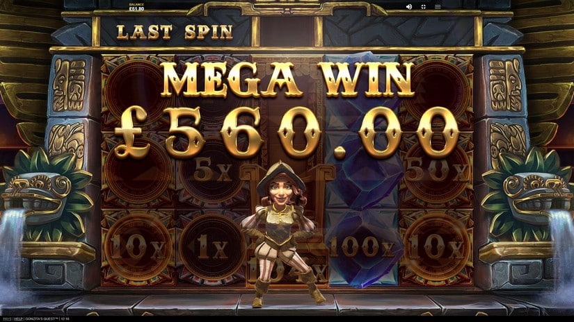 Gonzita’s Quest slot screen 11