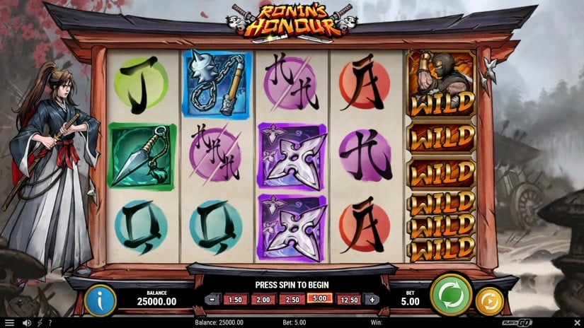 Ronin’s Honour slot screen 1