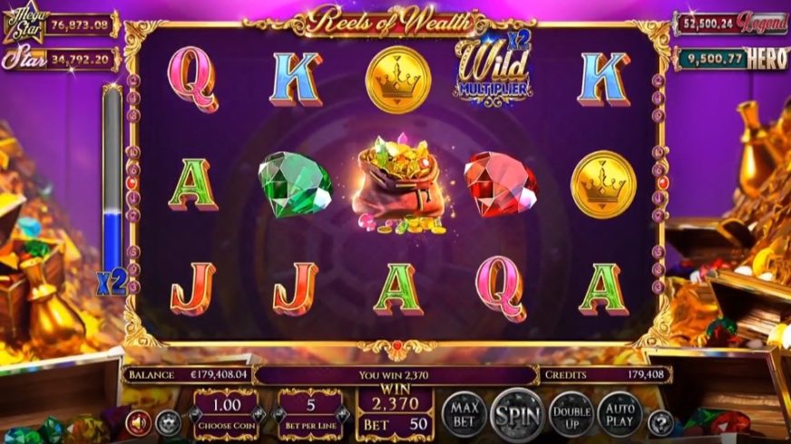 Reels of Wealth slot screen 1