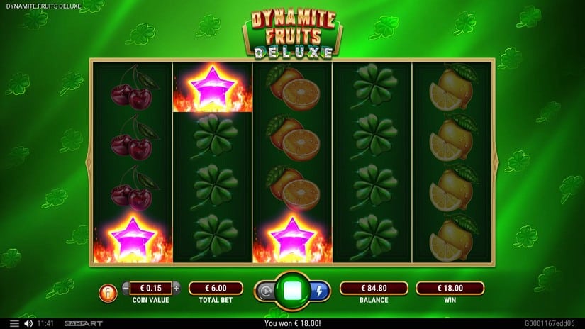 Dynamite Fruits Deluxe slot screen 5