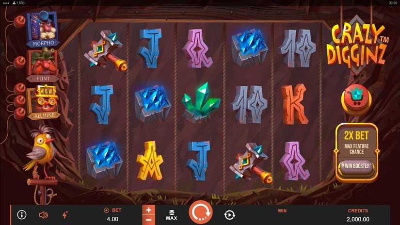 Crazy Digginz slot screen 1