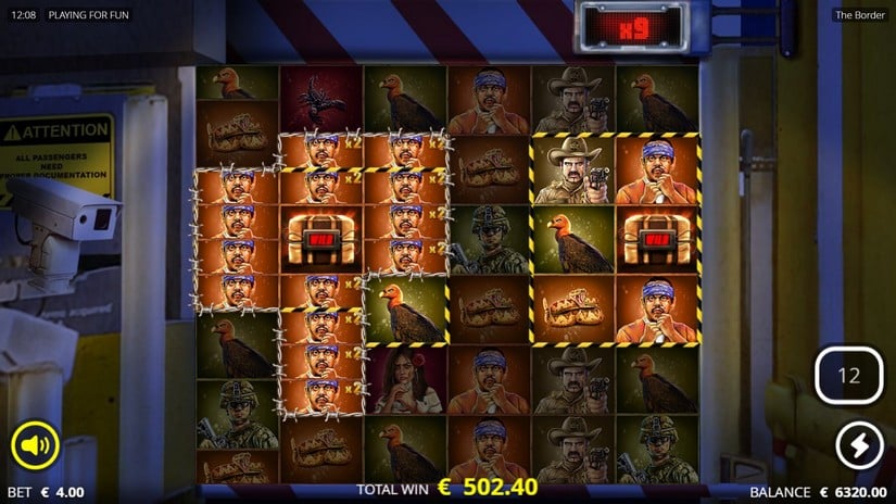 The Border slot screen 6