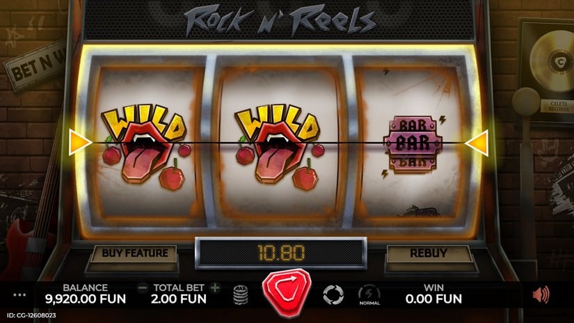 Rock n’ Reels slot screen 2