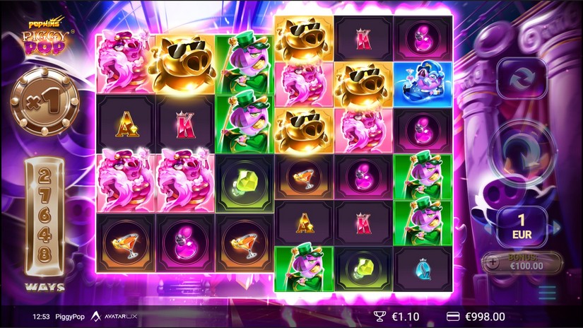 PiggyPop slot screen 2