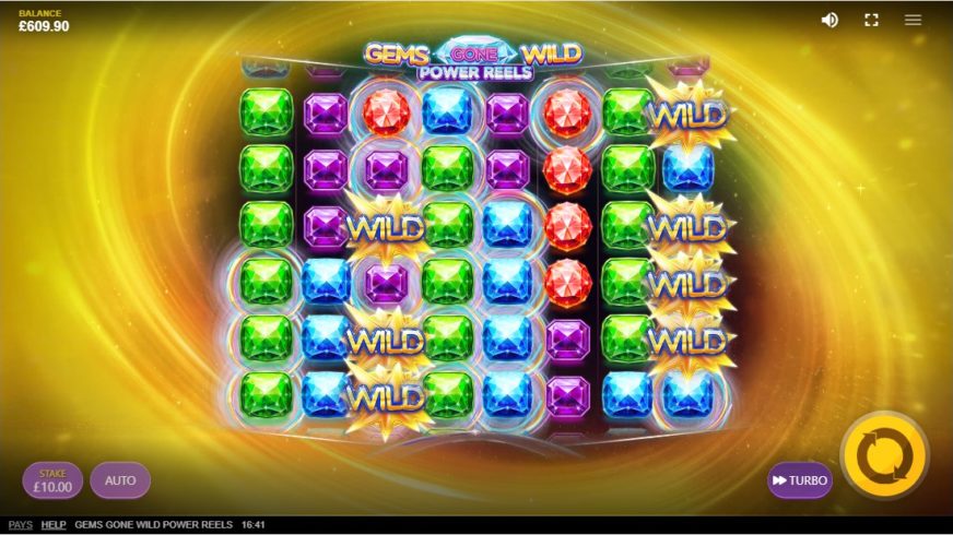 Gems Gone Wild: Power Reels slot screen 3