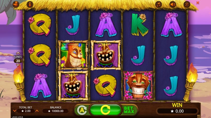 Lava Loca slot screen 1