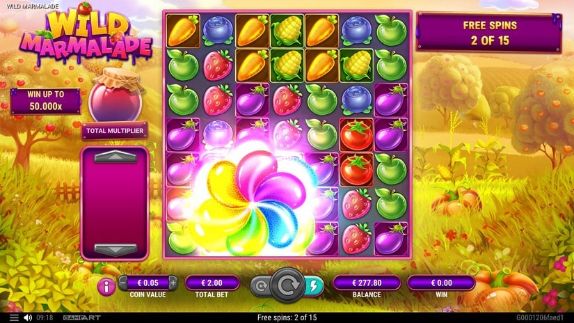 Wild Marmalade slot screen 5