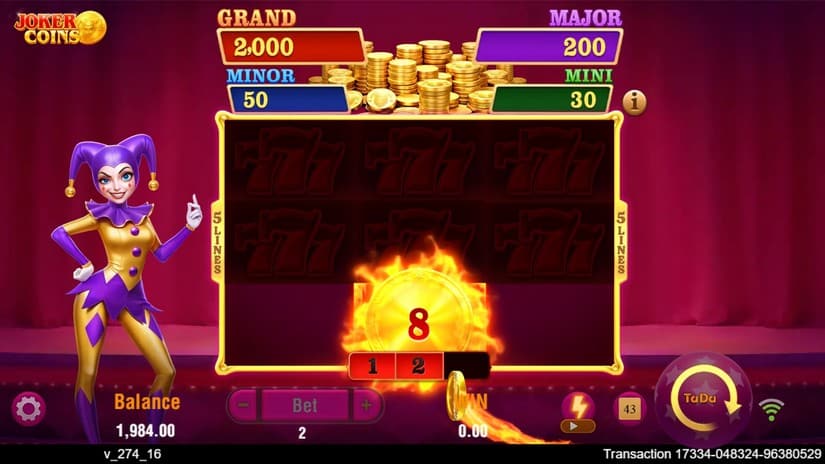 Joker Coins slot screen 4