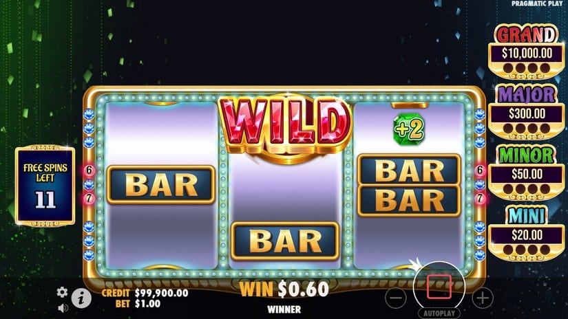 Gem Trio slot screen 4