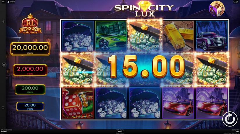 Spin City Lux slot screen 5