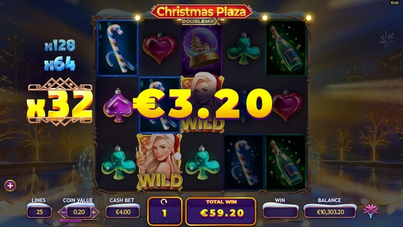 Christmas Plaza DoubleMax slot screen 7