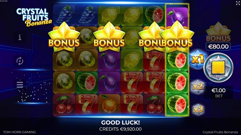 Crystal Fruits Bonanza slot screen 2