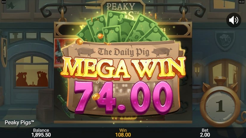 Peaky Pigs slot screen 6