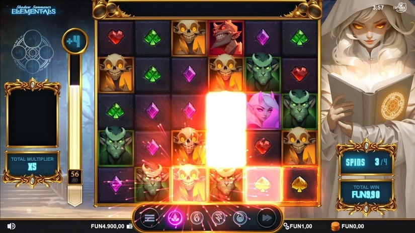 Shadow Summoner Elementals slot screen 5
