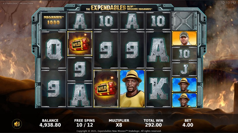 The Expendables New Mission Megaways slot screen 7