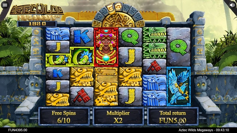 Aztec Wilds Megaways slot screen 4
