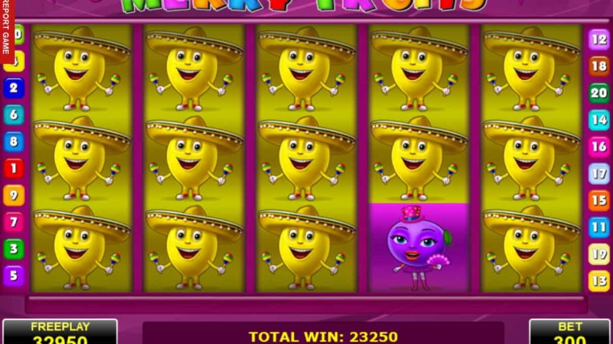 Merry Fruits slot screen 1