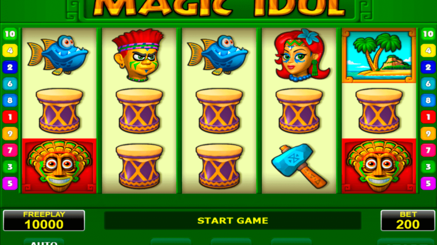 Magic Idol slot screen 1