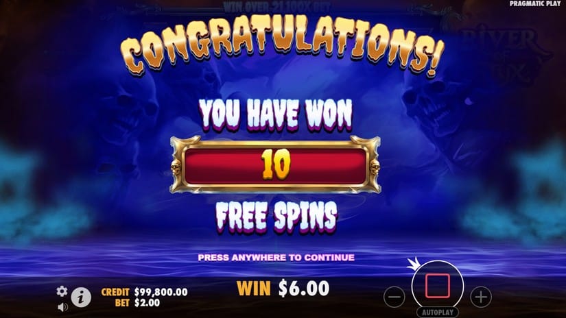 River of Styx slot screen 3