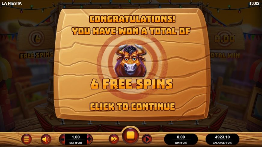 La Fiesta slot screen 5