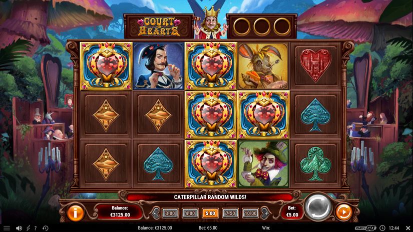 Court of Hearts slot screen 9