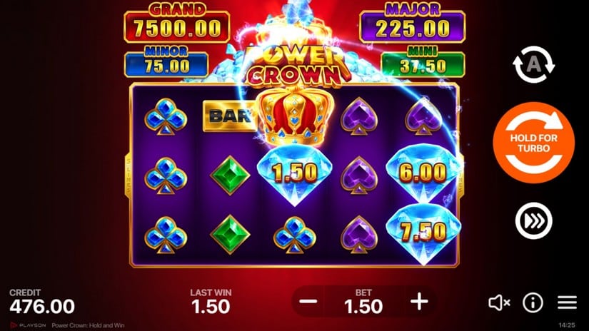 Power Crown: Hold and Win slot screen 3