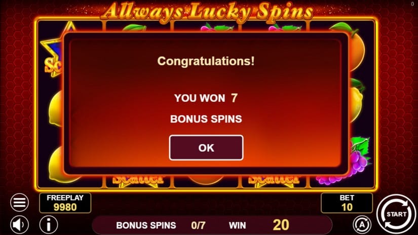 Allways Lucky Spins slot screen 3