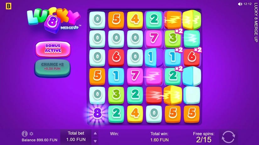 Lucky 8 Merge Up slot screen 4