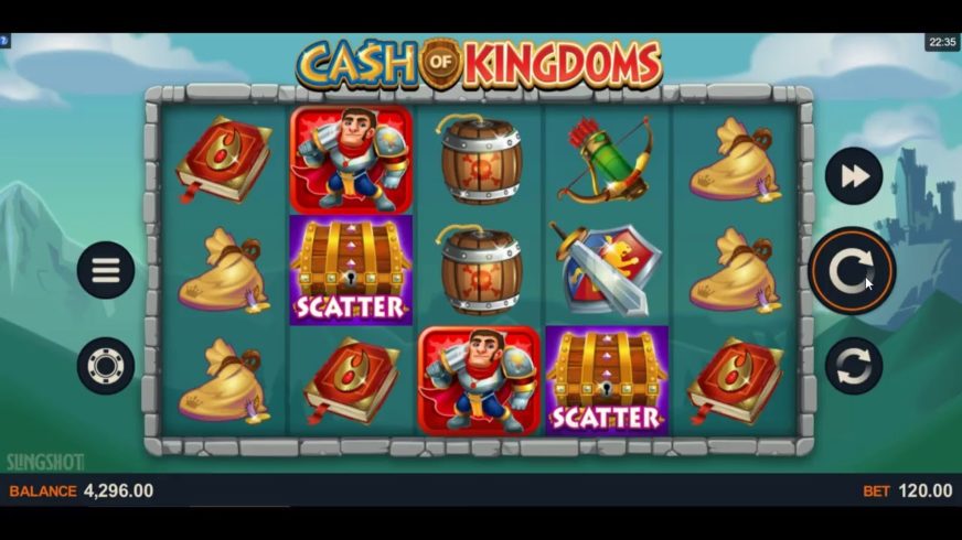 Cash of Kingdoms slot screen 2
