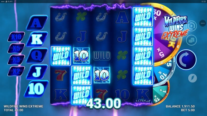 Wildfire Wins Extreme slot screen 5