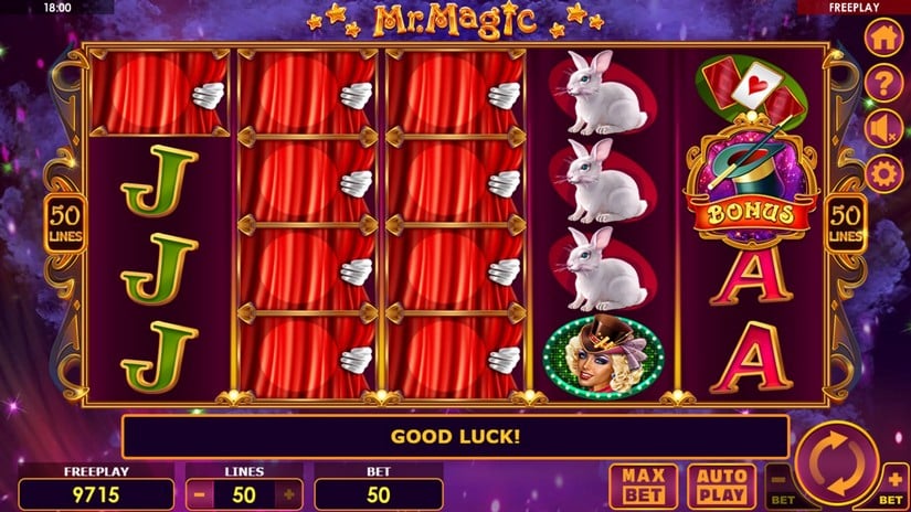 Mr. Magic slot screen 2