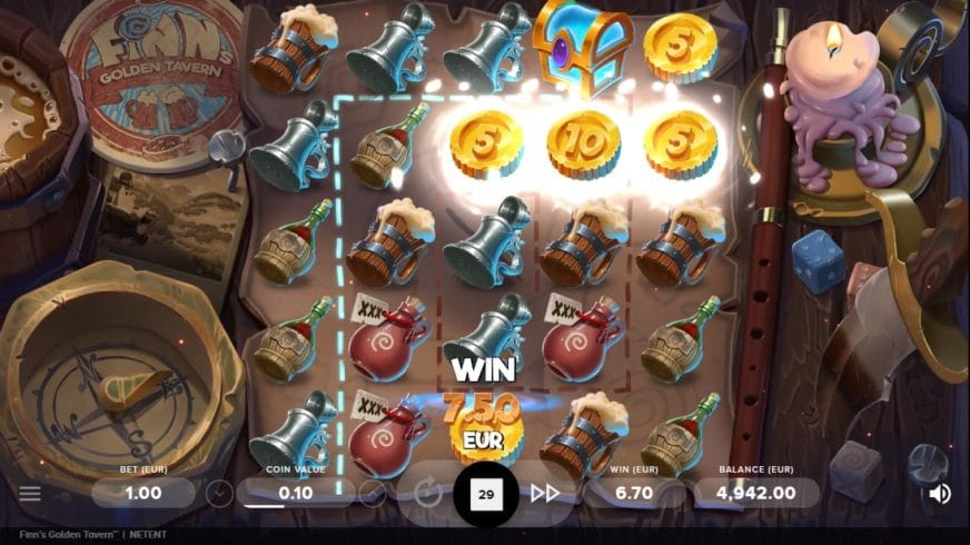 Finn’s Golden Tavern slot screen 3