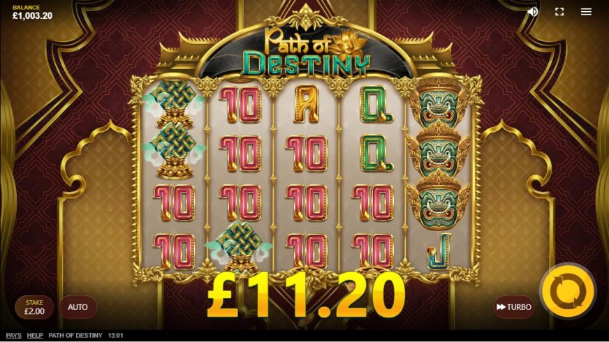 Path of Destiny slot screen 1