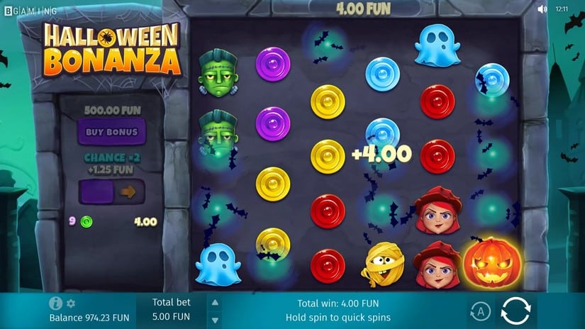 Halloween Bonanza slot screen 2