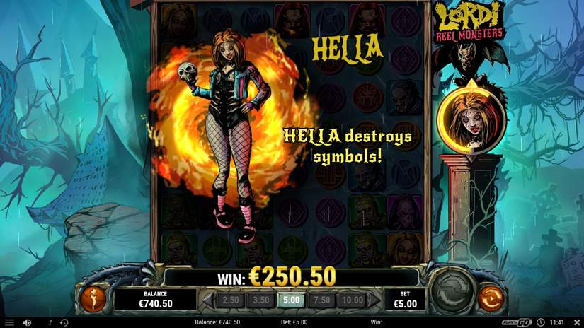 Lordi Reel Monsters slot screen 3