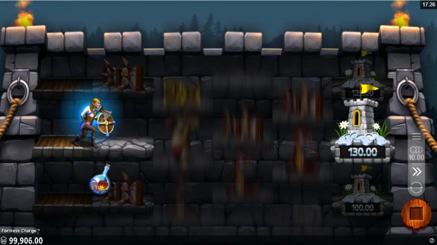 Fortress Charge slot screen 2